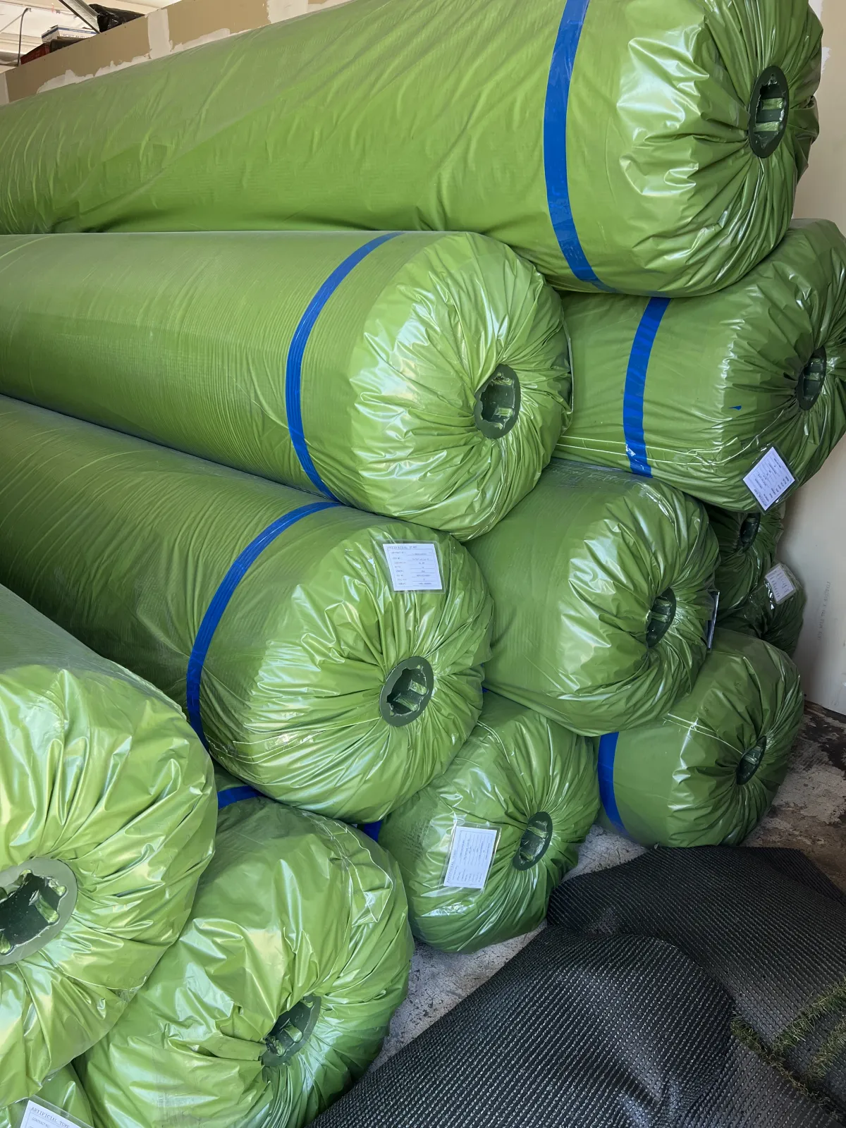 The Turf Yard team loading artificial turf for a contractor order