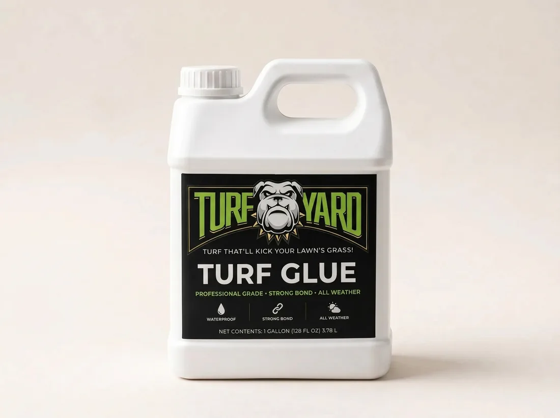 Artificial turf seam and glue-down adhesive supplied by The Turf Yard